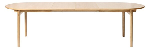Сгъваема маса за хранене от дъб 100x190 cm Carno - Unique Furniture
