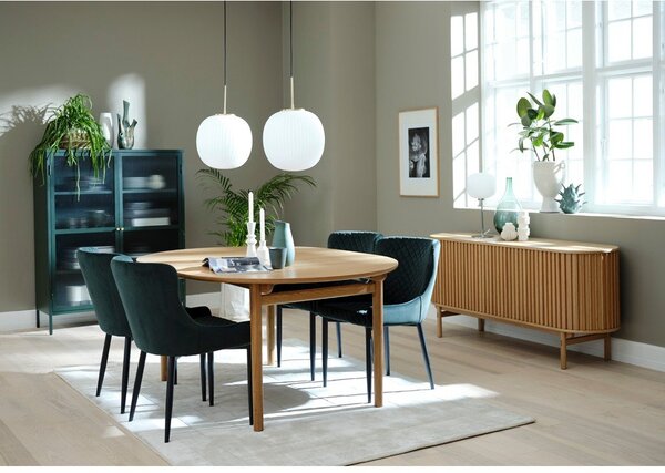 Сгъваема маса за хранене от дъб 100x190 cm Carno - Unique Furniture