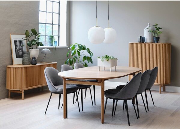 Сгъваема маса за хранене от дъб 100x190 cm Carno - Unique Furniture