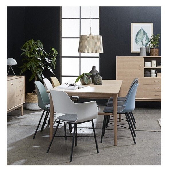 Бял трапезен стол Whistler - Unique Furniture