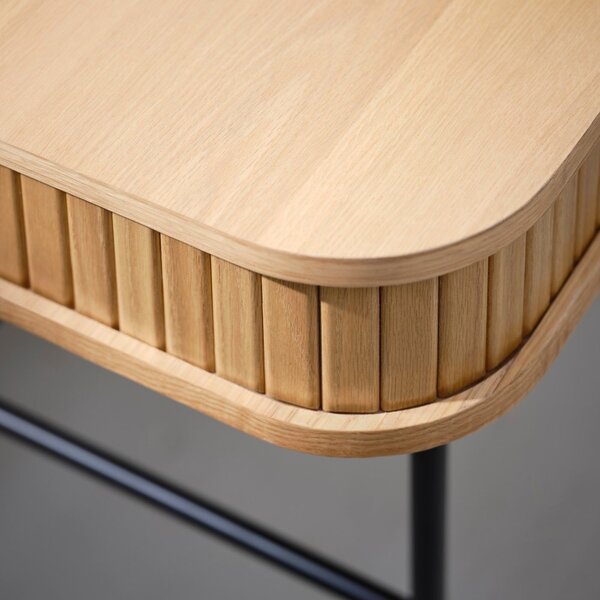 Работна маса от дъб 60x120 cm Nola - Unique Furniture