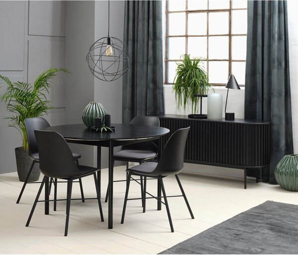 Черен трапезен стол Whistler - Unique Furniture