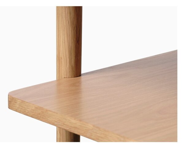 Масичка за кафе с плот в дъбов декор в естествен цвят 60x120 cm Ponza - Unique Furniture