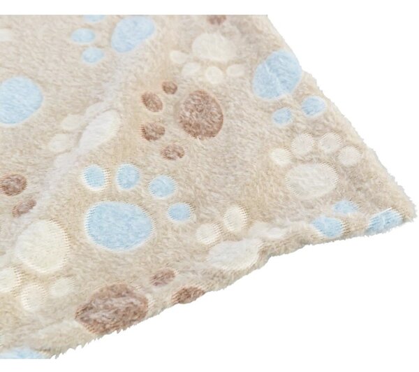 Бежово одеяло за куче от флийс 100x70 cm Trixie Laslo – Plaček Pet Products