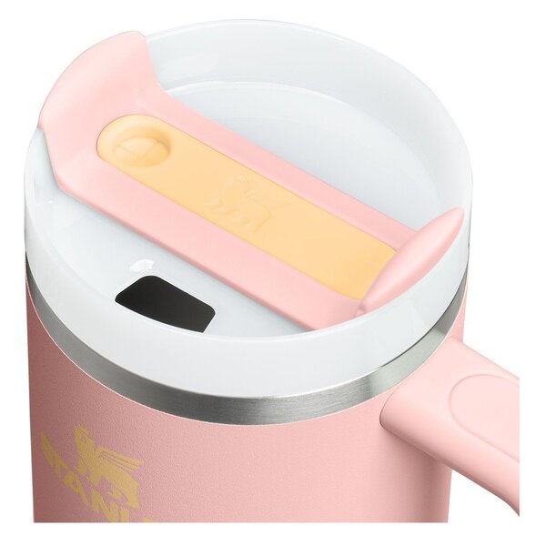 Прасковен термос със сламка от неръждаема стомана 890 ml Quencher H2.O FlowState™ Tumbler Peach Rose – Stanley