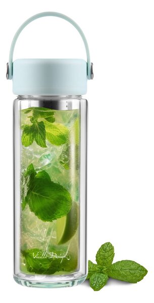 Стъклена бутилка мента 350 ml Fuori – Vialli Design