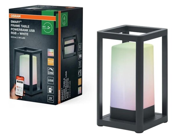 Osram - умна димируема настолна LED лампа RGBW LED/5W/5V IP44 Wi-Fi