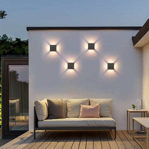 Brilagi - LED външно стенно осветително тяло QUADRAY LED/6W/230V антрацит IP54