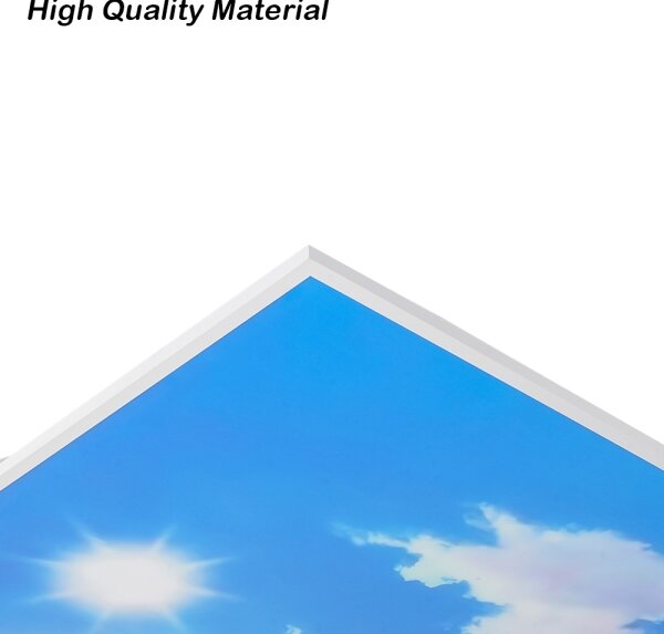 Brilagi - LED димируемо таванно осветително тяло SLIMFRAME SKY LED/80W/230V 120x60 см сребрист/син + дистанционно