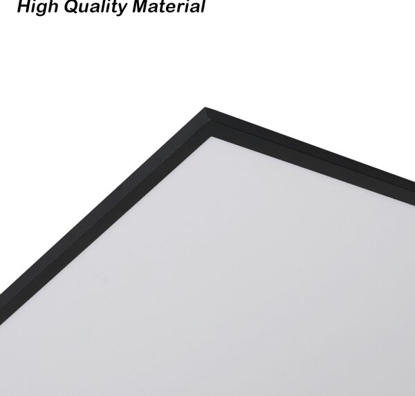 Brilagi - LED таванно осветително тяло SLIMFRAME LED/80W/230V 120x60 cm 3000/4000/6000K черно