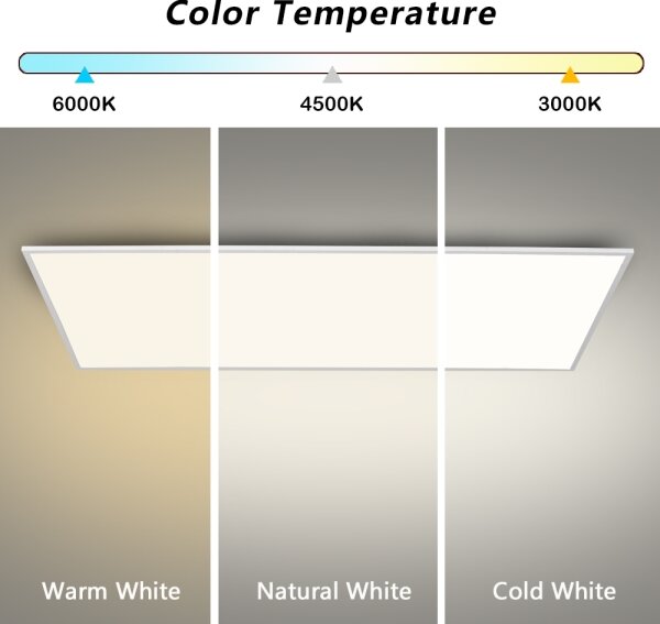 Brilagi - LED таванно осветително тяло SLIMFRAME LED/80W/230V 120x60 см 3000/4000/6000K бяло
