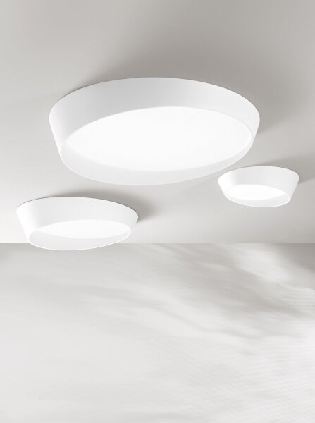 Ondaluce - Димируемо LED таванно осветително тяло HALF LED/25W/230V, диаметър 38,5 см, бяло