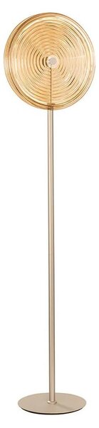 Ondaluce - LED димируема подова лампа JOKEY LED/15W/230V 170 cm златна/опушена