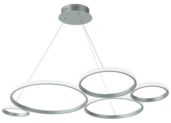 Ondaluce - димируем LED полилей на кабел POIS LED/60W/230V сребрист