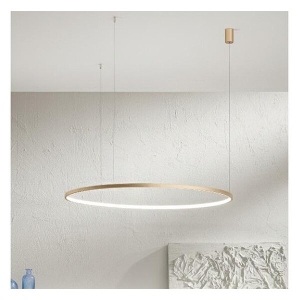 Ondaluce - LED димируем полилей на кабел SOEL LED/28W/230V Ø 60 см златен