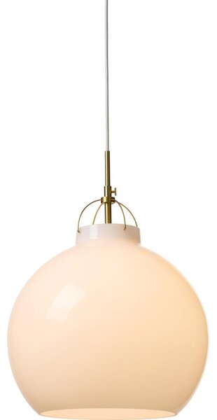 Halo Design 748068 - Полилей на кабел TOSCANA, 1xE27/40W/230V, диаметър 36 см, кремав/месинг
