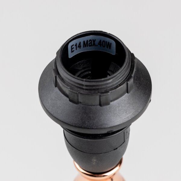Brilagi - Настолна лампа CERIA 1xE14/40W/230V черна/медна/бяла