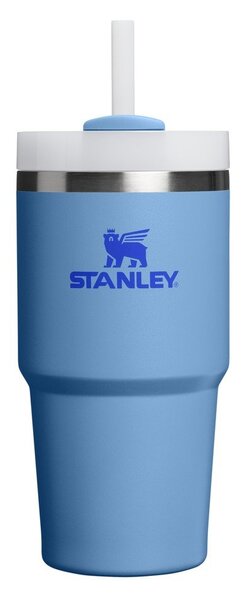Син термос със сламка от неръждаема стомана 600 ml Quencher H2.O FlowState™ Tumbler Blue Sky – Stanley