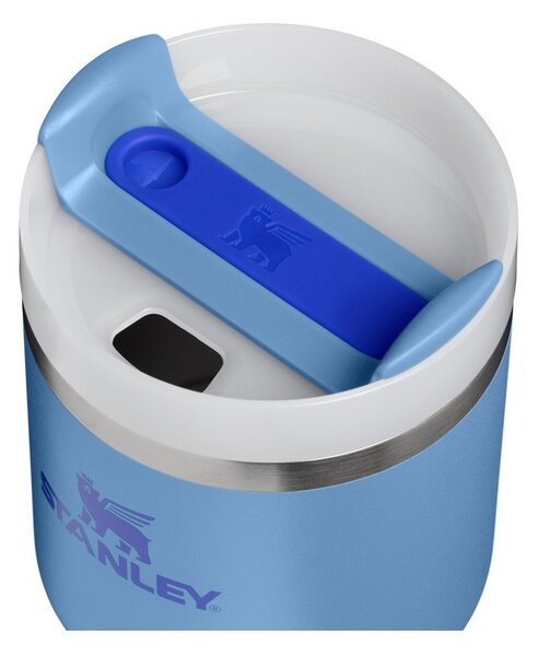 Син термос със сламка от неръждаема стомана 600 ml Quencher H2.O FlowState™ Tumbler Blue Sky – Stanley