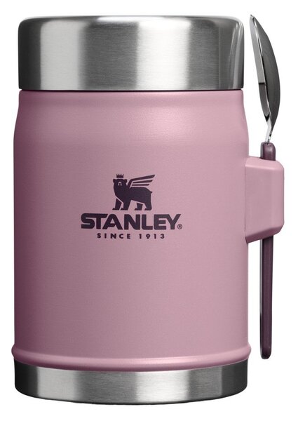 Лилав термос за храна от неръждаема стомана 400 ml Legendary Food Jar + Spork Purple Smoke – Stanley