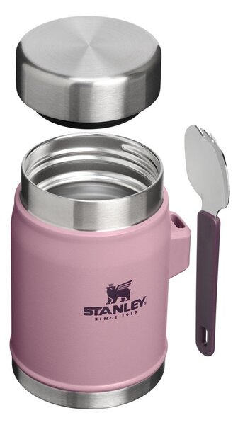Лилав термос за храна от неръждаема стомана 400 ml Legendary Food Jar + Spork Purple Smoke – Stanley