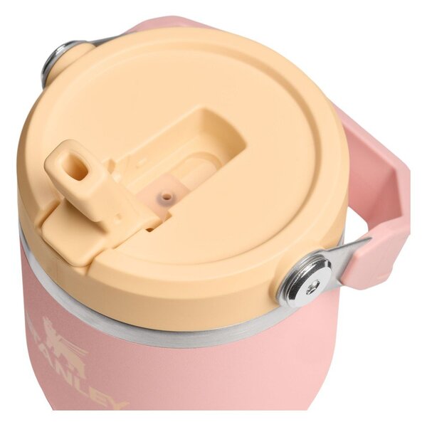 Прасковен термос от неръждаема стомана 600 ml IceFlow™ Flip Straw 2.0 Tumbler Peach Rose – Stanley