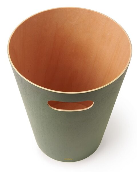Зелено офис кошче за боклук 7,5 l Woodrow – Umbra