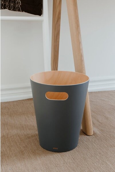 Зелено офис кошче за боклук 7,5 l Woodrow – Umbra