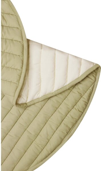 Зелено и кремаво детско килимче за игра Bamboo Leaf – Lorena Canals