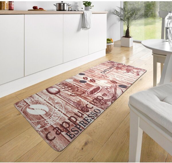 Кафяв кухненскиа пътека Delicious Coffee, 67 x 180 cm Delicious Coffee - Hanse Home