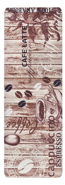 Кафяв кухненскиа пътека Delicious Coffee, 67 x 180 cm Delicious Coffee - Hanse Home