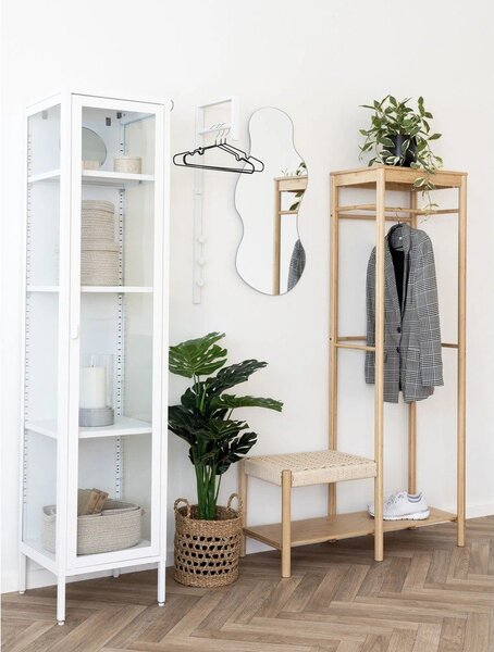 Бяла метална витрина 40x180 cm Brisbane – House Nordic