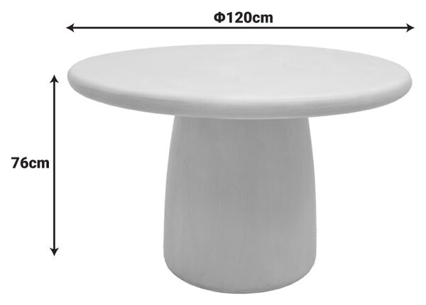 Маса COSEDO mgo крем цвят d120x76 см