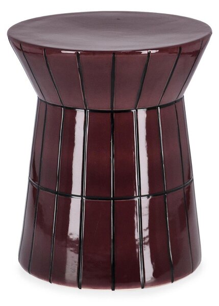 Бордо керамична кръгла масичка за кафе ø 38 cm Abbes – Bizzotto