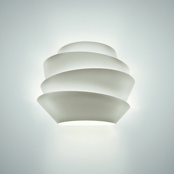 Foscarini Le Soleil стенна лампа R7s, бяла, Затъмняване, Бял, Дневна/трапезария, Пластмаса, Дизайн