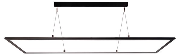 Deko-Light LED висяща лампа 3422, ъглова, с превключвател, черна, Затъмняване, Черен, кабинет / офис, Метал, Модерен