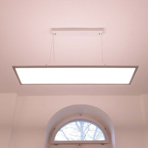 Deko-Light LED висяща лампа 3422, ъглова, с превключвател, бяла, Затъмняване, Бял, кабинет / офис, Метал, Модерен